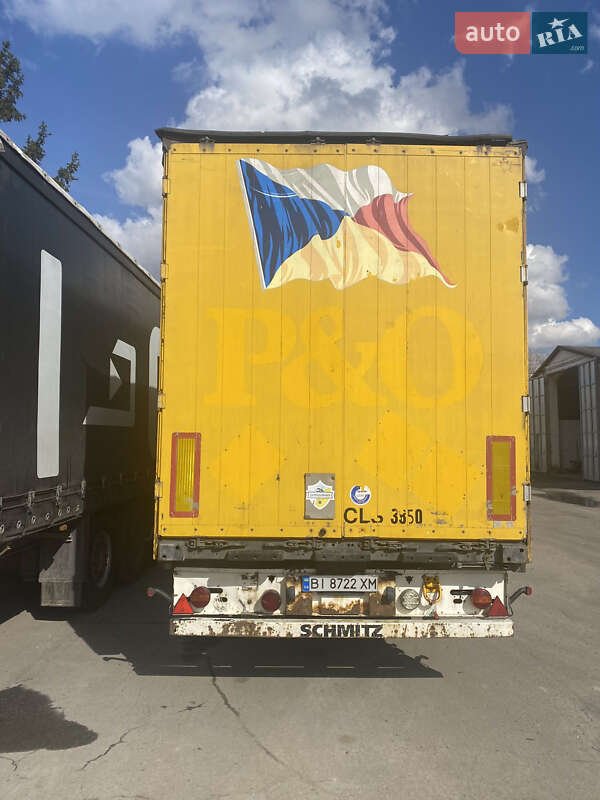 Тентованный борт (штора) - полуприцеп Schmitz Cargobull S01 2008 в Хороле