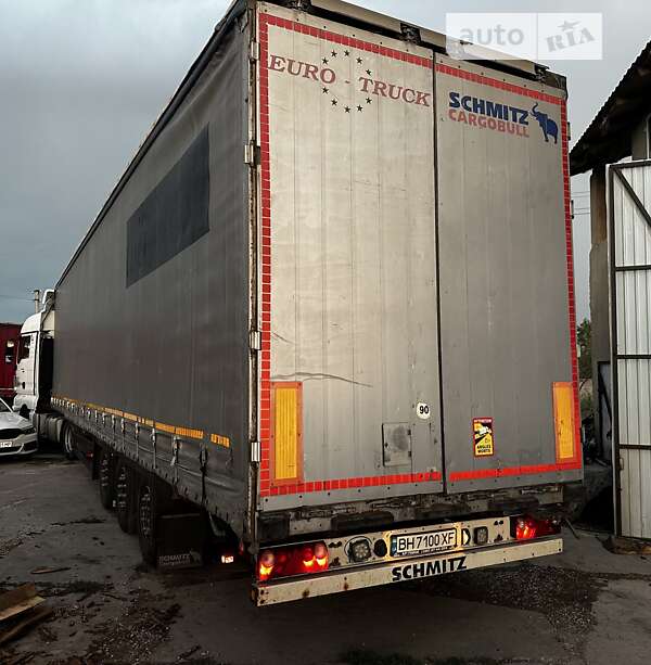 Тентованный борт (штора) - полуприцеп Schmitz Cargobull S01 2005 в Подольске