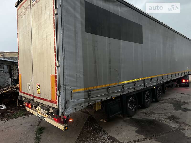 Тентованный борт (штора) - полуприцеп Schmitz Cargobull S01 2005 в Подольске