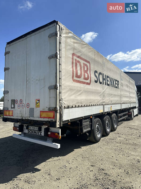 Тентований борт (штора) - напівпричіп Schmitz Cargobull S01 2003 в Луцьку
