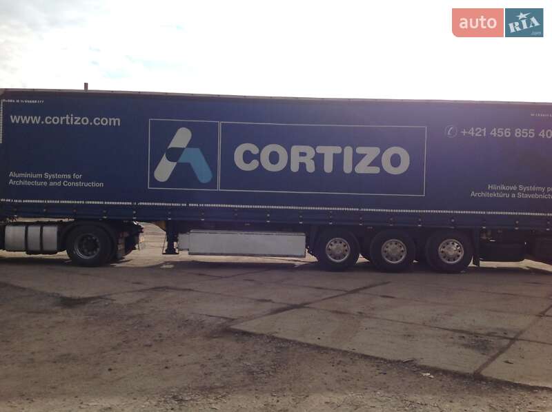 Тентованный борт (штора) - полуприцеп Schmitz Cargobull S01 2007 в Мукачево