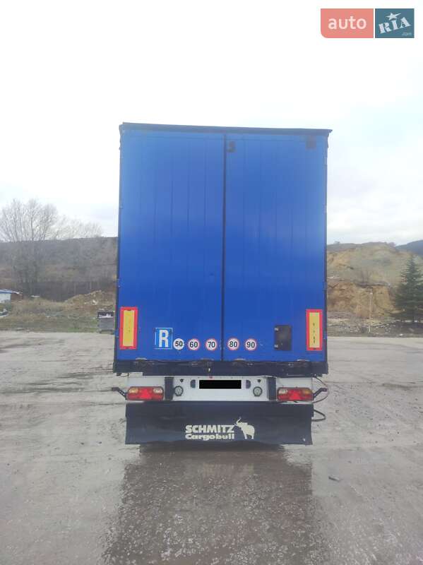 Тентованный борт (штора) - полуприцеп Schmitz Cargobull S01 2004 в Сваляве