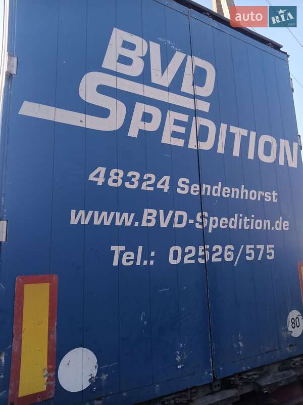 Тентованный борт (штора) - полуприцеп Schmitz Cargobull S01 2004 в Киеве