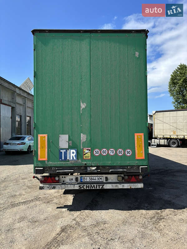 Тентованный борт (штора) - полуприцеп Schmitz Cargobull S01 2007 в Кременчуге