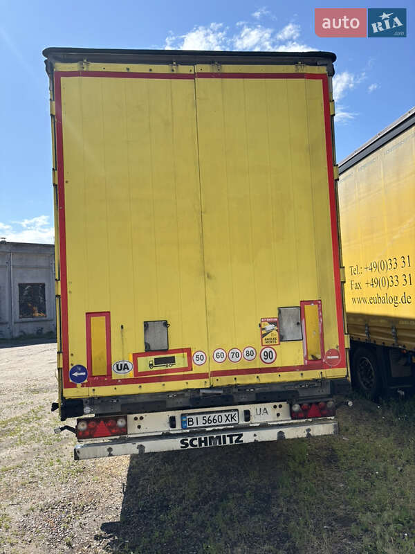 Тентованный борт (штора) - полуприцеп Schmitz Cargobull S01 2013 в Кременчуге