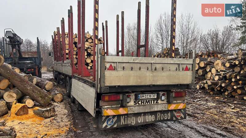 Лесовоз / Сортиментовоз - полуприцеп Schmitz Cargobull S01 2003 в 