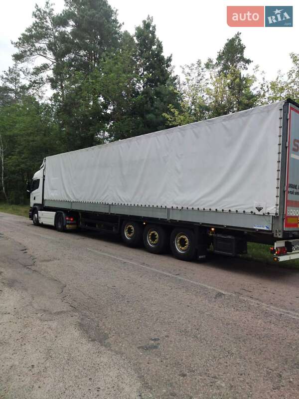 Тентований борт (штора) - напівпричіп Schmitz Cargobull S01 2008 в Києві