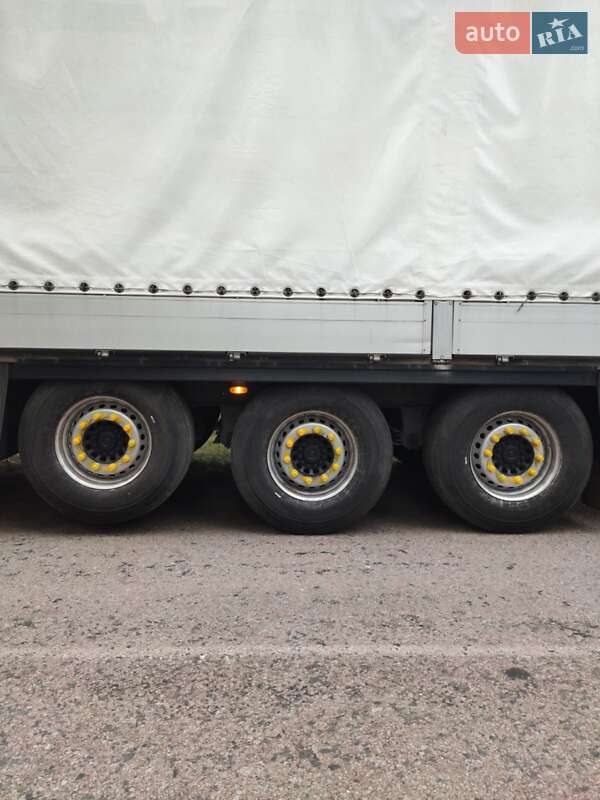 Тентований борт (штора) - напівпричіп Schmitz Cargobull S01 2008 в Києві