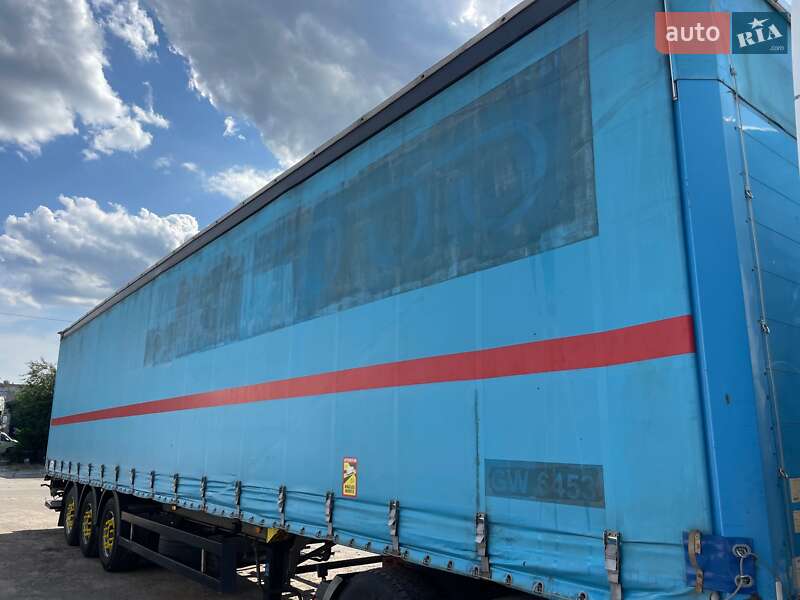 Тентованный борт (штора) - полуприцеп Schmitz Cargobull S01 2012 в Буче