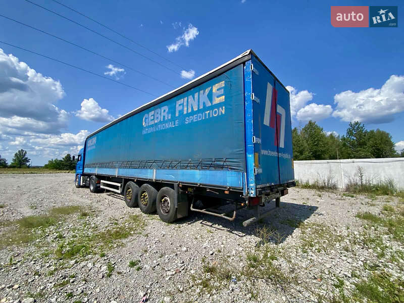 Тентованный борт (штора) - полуприцеп Schmitz Cargobull S01 2002 в Бородянке