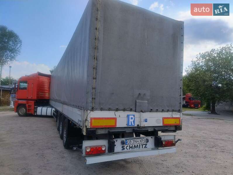 Тентований борт (штора) - напівпричіп Schmitz Cargobull S01 2008 в Чернігові