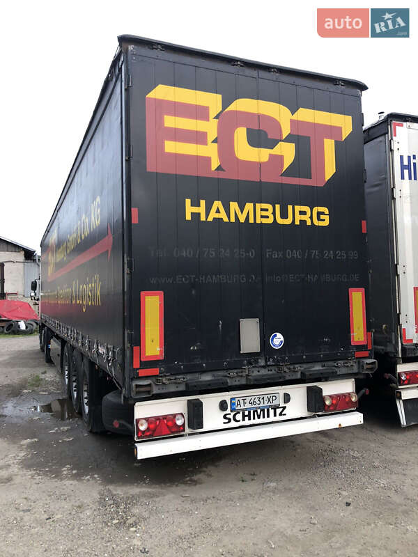 Тентований борт (штора) - напівпричіп Schmitz Cargobull S01 2008 в Коломиї