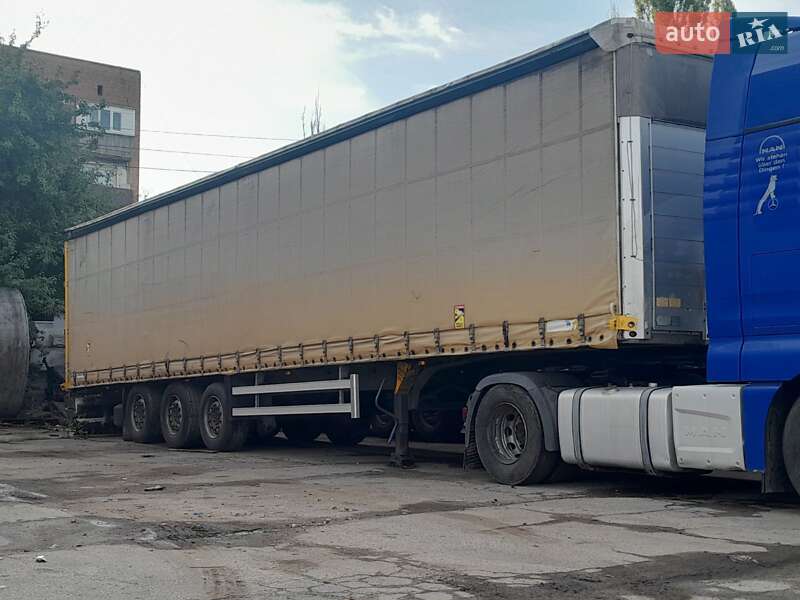 Тентований борт (штора) - напівпричіп Schmitz Cargobull S01 2006 в 