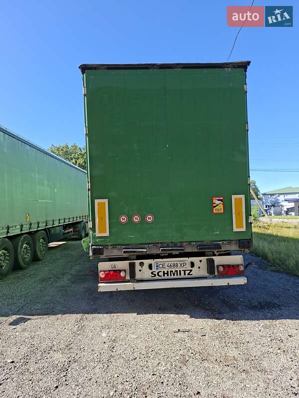 Тентований борт (штора) - напівпричіп Schmitz Cargobull S01 2008 в Сокирянах