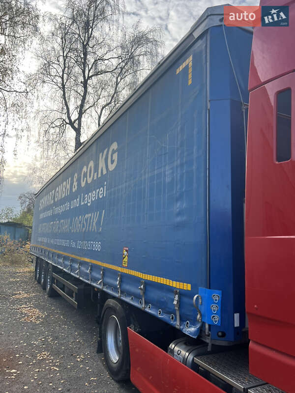 Тентований борт (штора) - напівпричіп Schmitz Cargobull S01 2011 в Зборові