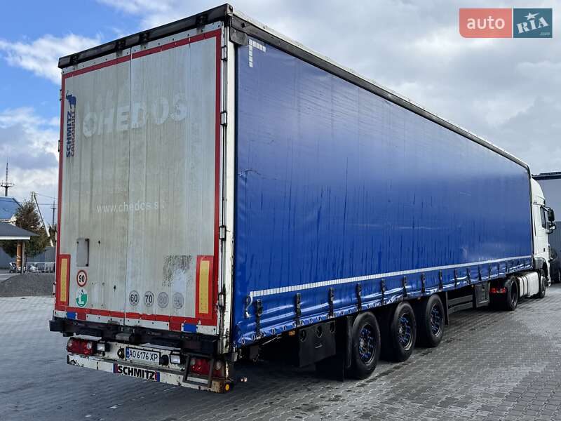 Тентованный борт (штора) - полуприцеп Schmitz Cargobull S01 2007 в Ужгороде