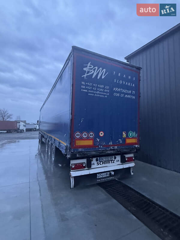 Тентований борт (штора) - напівпричіп Schmitz Cargobull S01 2011 в Рівному