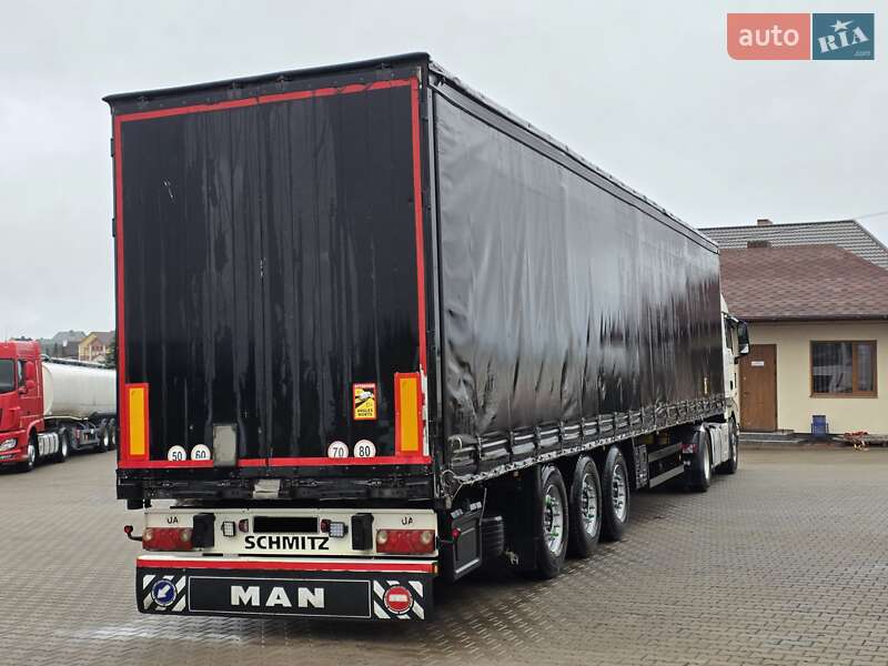 Тентований борт (штора) - напівпричіп Schmitz Cargobull S01 2007 в Рівному