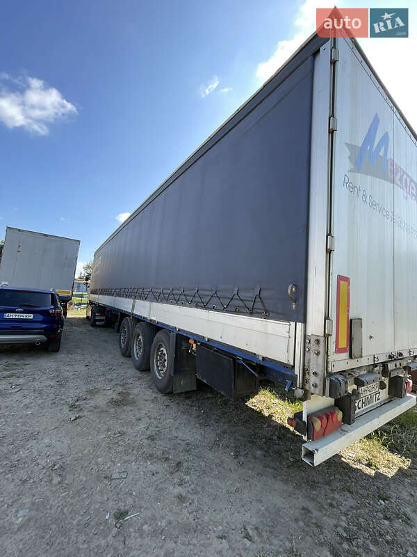 Тентованный борт (штора) - полуприцеп Schmitz Cargobull S01 2007 в Ивано-Франковске фото 2 Тентованный борт (штора) - полуприцеп Schmitz Cargobull S01 2007 в Ивано-Франковске