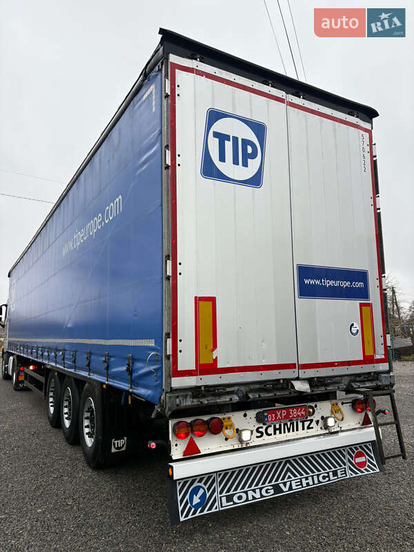Тентованный борт (штора) - полуприцеп Schmitz Cargobull S01 2016 в Житомире