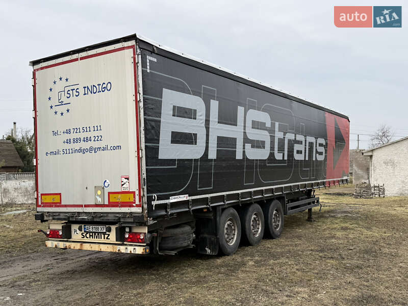 Тентованный борт (штора) - полуприцеп Schmitz Cargobull S01 2012 в Днепре