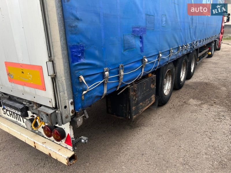 Тентованный борт (штора) - полуприцеп Schmitz Cargobull S01 2007 в Черновцах