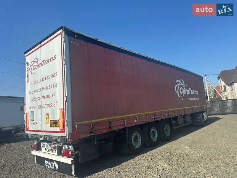 Тентованный борт (штора) - полуприцеп Schmitz Cargobull S01 2007 в Луцке
