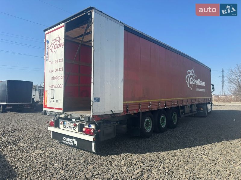 Тентованный борт (штора) - полуприцеп Schmitz Cargobull S01 2007 в Луцке