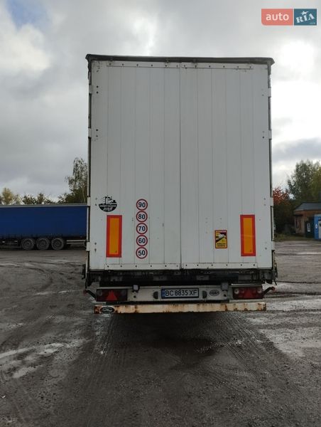 Тентований борт (штора) - напівпричіп Schmitz Cargobull S3 2008 в Львові