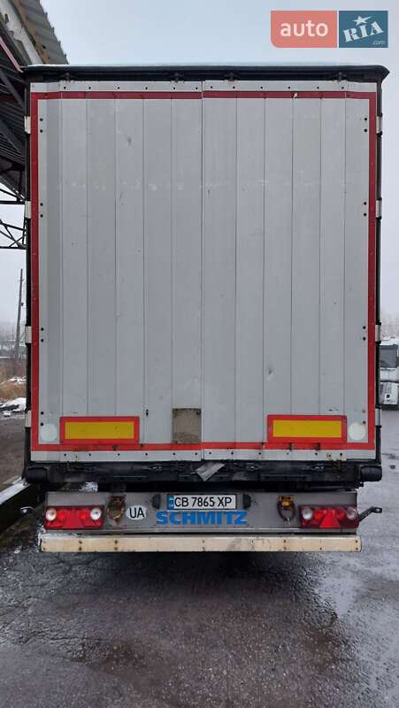 Тентований борт (штора) - напівпричіп Schmitz Cargobull SAF 2013 в Чернігові