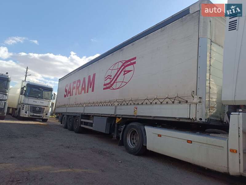 Тентованный борт (штора) - прицеп Schmitz Cargobull SAF 2008 в Броварах