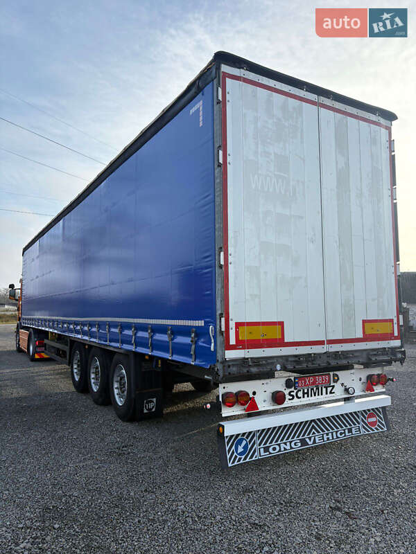 Тентованный борт (штора) - полуприцеп Schmitz Cargobull SAF 2016 в Житомире
