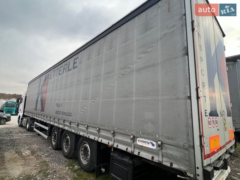 Тентованный борт (штора) - полуприцеп Schmitz Cargobull SAF 2013 в Ужгороде