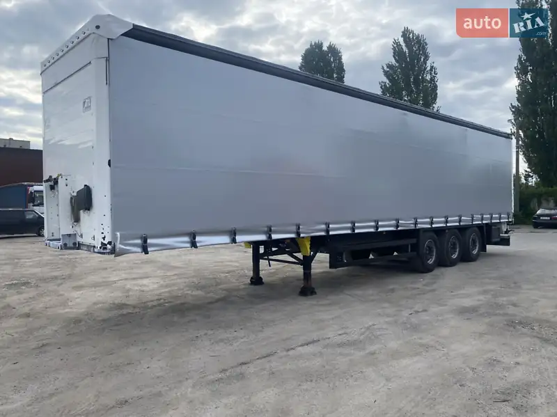 Тентований борт (штора) - напівпричіп Schmitz Cargobull SCB S3B 2016 в 