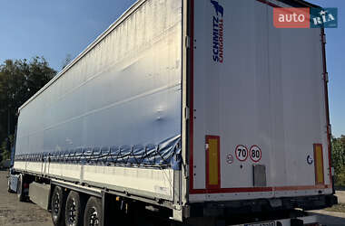 Тентований борт (штора) - напівпричіп Schmitz Cargobull SCB S3T 2014 в 
