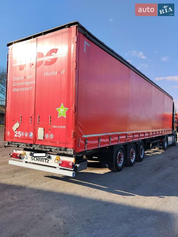 Тентований борт (штора) - напівпричіп Schmitz Cargobull SCB S3T 2016 в Шептицькому