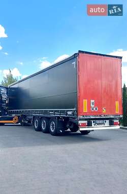 Тентований борт (штора) - напівпричіп Schmitz Cargobull SCB S3T 2014 в Надвірній