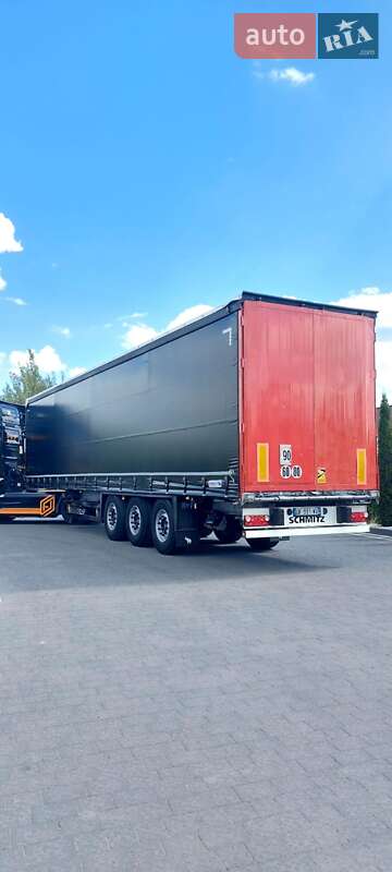 Тентованный борт (штора) - полуприцеп Schmitz Cargobull SCB S3T 2014 в 