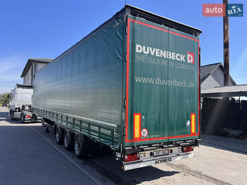 Тентований борт (штора) - напівпричіп Schmitz Cargobull SCB S3T 2016 в Тячеві