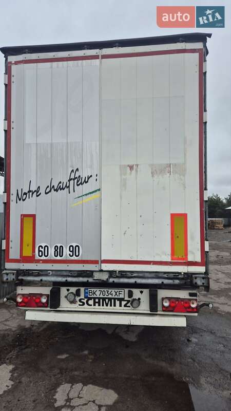 Тентований борт (штора) - напівпричіп Schmitz Cargobull SCB S3T 2013 в Сарнах