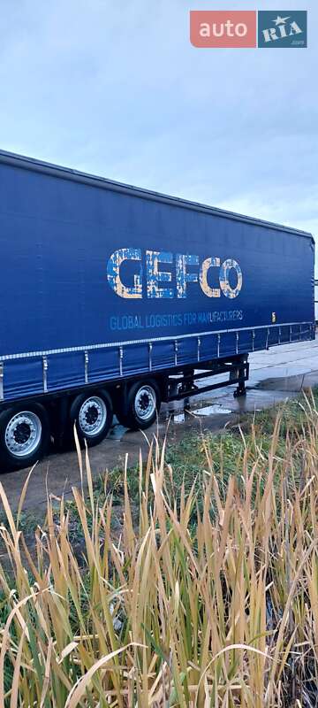 Тентований борт (штора) - напівпричіп Schmitz Cargobull SCB S3T 2012 в Надвірній