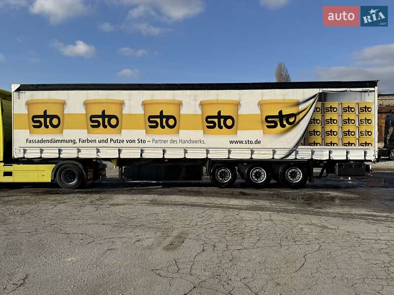 Тентований борт (штора) - напівпричіп Schmitz Cargobull SCB S3T 2015 в Житомирі