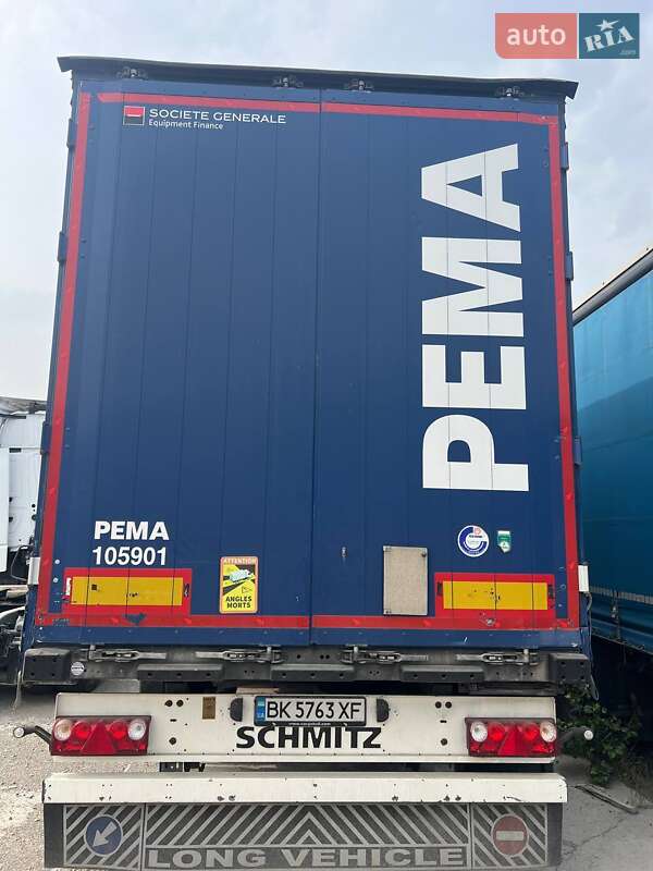 Тентований борт (штора) - напівпричіп Schmitz Cargobull SCB S3T 2015 в Рівному