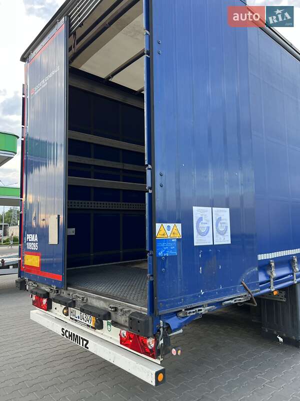 Тентований борт (штора) - напівпричіп Schmitz Cargobull SCB S3T 2017 в Луцьку