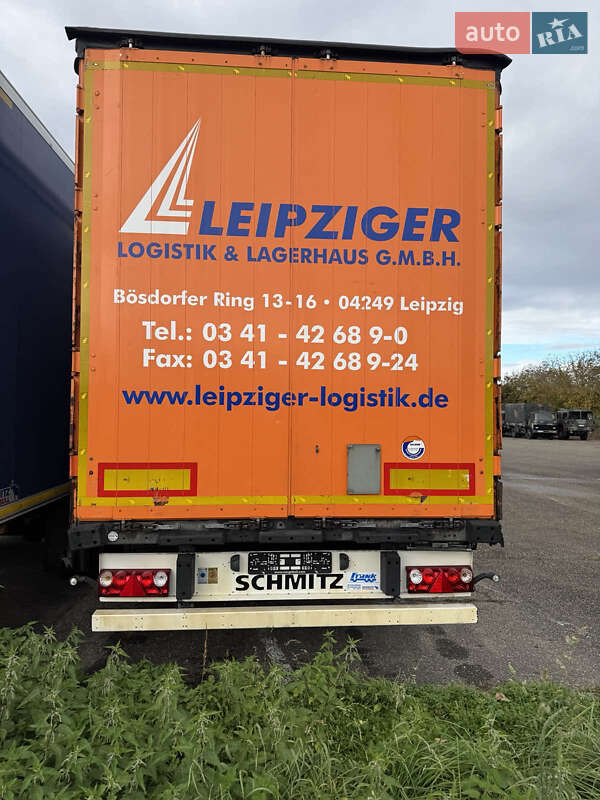 Тентованный борт (штора) - полуприцеп Schmitz Cargobull SCB S3T 2017 в Хусте