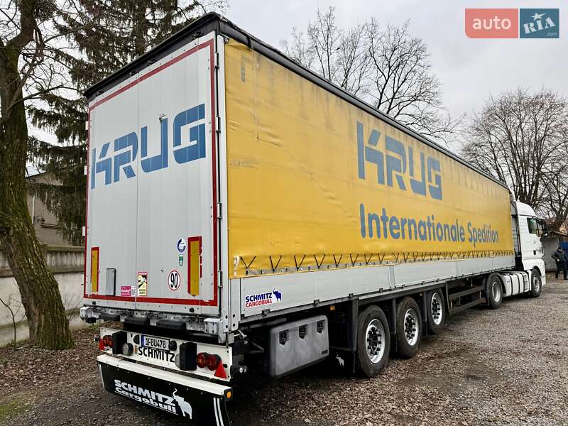 Тентованный борт (штора) - полуприцеп Schmitz Cargobull SCB S3T 2014 в Виннице