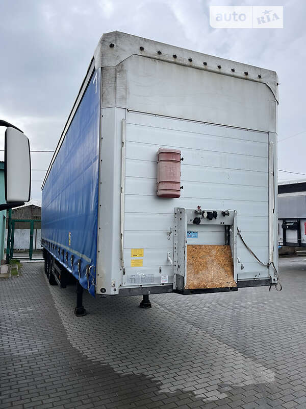 Тентований борт (штора) - напівпричіп Schmitz Cargobull SCS 24/L 2012 в Хусті