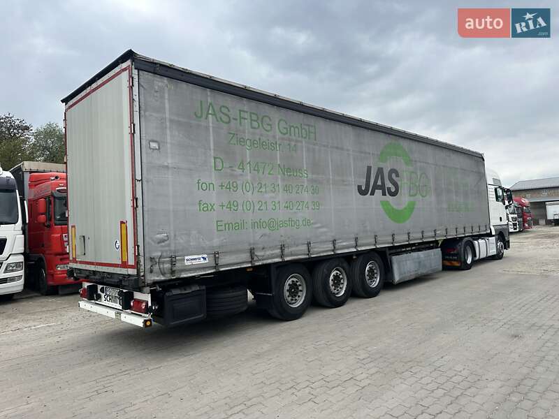 Тентованный борт (штора) - полуприцеп Schmitz Cargobull SCS 24/L 2013 в Калуше