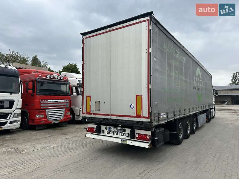 Тентований борт (штора) - напівпричіп Schmitz Cargobull SCS 24/L 2013 в Калуші