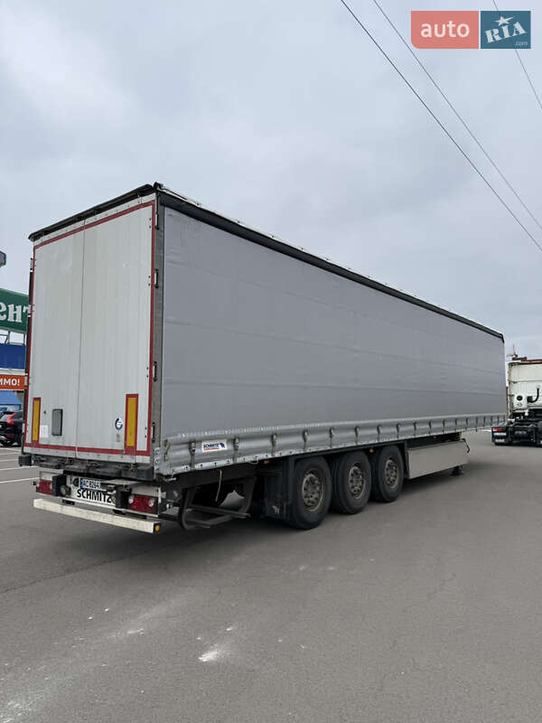 Тентований борт (штора) - напівпричіп Schmitz Cargobull SCS 24/L 2017 в 